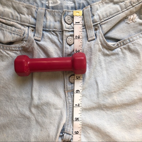 Old Navy girl jeans boyfriend style cut out hem - Picture 11 of 15